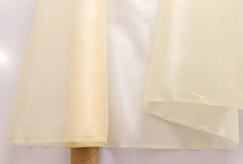 Miniatura 4 de 100cm*114cm Tela de Seda de Morera de Organza Tecido Vestido de Novia de Moda Vestido de Noche Tela de Seda Material de Forro Gasa Velo de Tul