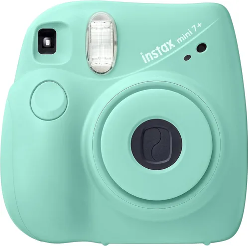Fujifilm Instax Mini 7+ Cámara, fácil de operar, portátil, espejo selfie práctico, cámara polaroid, perfecta para principiantes y expertos, diseño