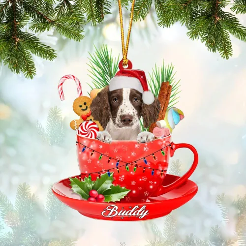 Miniatura 74 de Alaskan Malamute - Adorno acrílico personalizado para perro en taza, adorno de Navidad personalizado para perro 2023, decoración de árbol