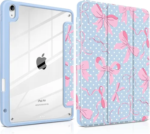Miniatura 31 de MEEgoodo Funda para iPad Air de 11 pulgadas M3 2025 / M2 2024, para iPad Air de 5ª y 4ª generación de 10.9 pulgadas 2022/2020, funda para tableta