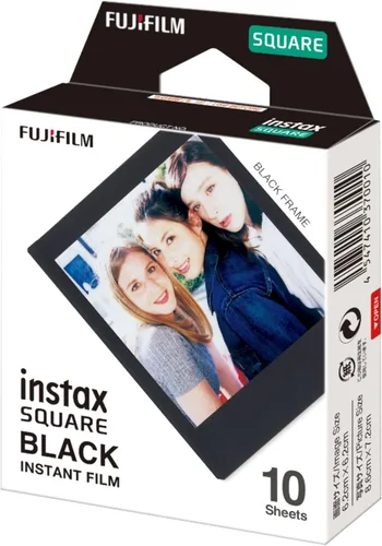 Fujifilm Instax Square - Película negra - 10 exposiciones