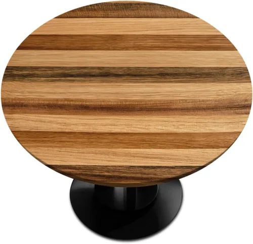 Miniatura 48 de Mantel redondo ajustable de playa de madera de verano con diseño de estrella de mar y borde elástico (se adapta a mesas de 40 a 44 pulgadas)