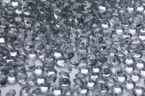 Miniatura 23 de 5000 unidades por paquete de cristales de confeti dispersos para mesa de boda, diamantes acrílicos de 0.236 pulgadas (0.236 in), diamantes