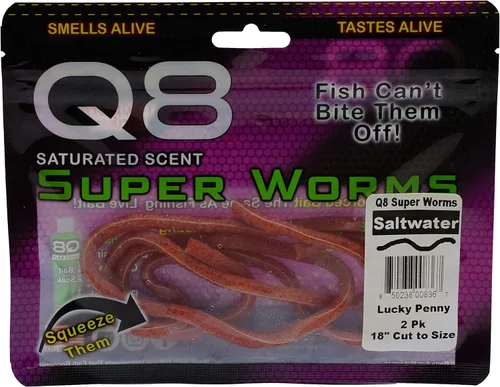 Miniatura 5 de Q8 Super Bait Super Worms Blanco perla