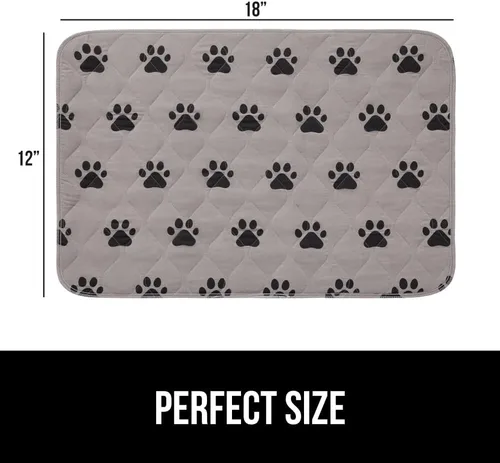 Miniatura 9 de GORILLA GRIP Almohadillas lavables para cachorros, alfombrilla antideslizante para jaula de perros, paño impermeable para orina para entrenamiento