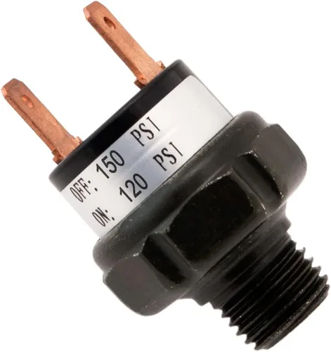 Miniatura 4 de Vixen Horns Compresores de Aire Dobles a Bordo de Servicio Pesado 150 PSI. Reemplazo Universal para Bocina de Tren