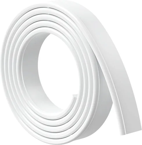 Escobilla de goma de silicona de repuesto para puertas de ducha, ventanas, limpieza de vidrio, 41 pulgadas Blanco