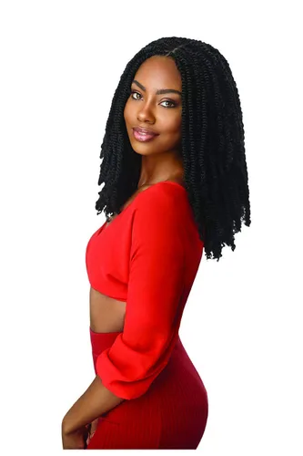 Paquete múltiple de ofertas. Outre Trenza sintética – X PRESSION TWISTED UP SPRINGY AFRO TWIST 24 pulgadas (paquete de 2, 1B)
