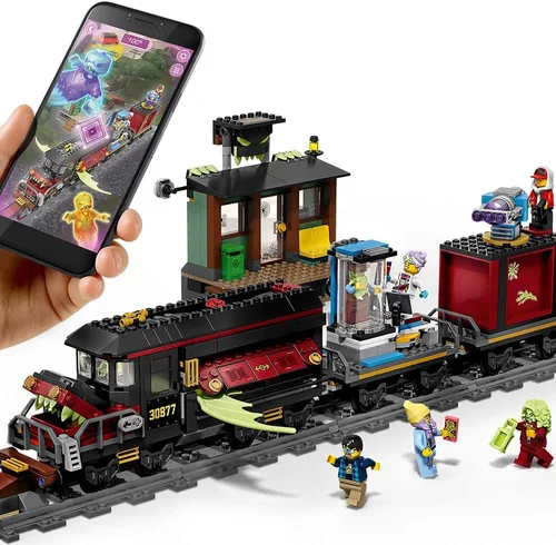 Miniatura 4 de LEGO Hidden Side Ghost Train Express 70424 Kit de construcción, juguete de tren para niños y niñas de 8 años en adelante, juego interactivo