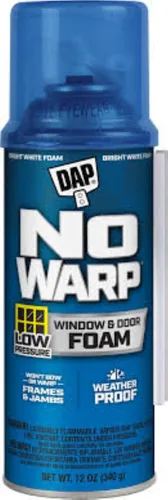 DAP Sellador de espuma para ventanas y puertas, color blanco brillante, 12 onzas (7565004000)