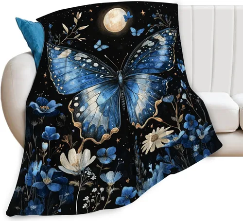 Miniatura 16 de Manta de llama, manta de alpaca, mantas de regalo con flores, ropa de cama de felpa de franela para niñas, mujeres, hombres, niños, amantes