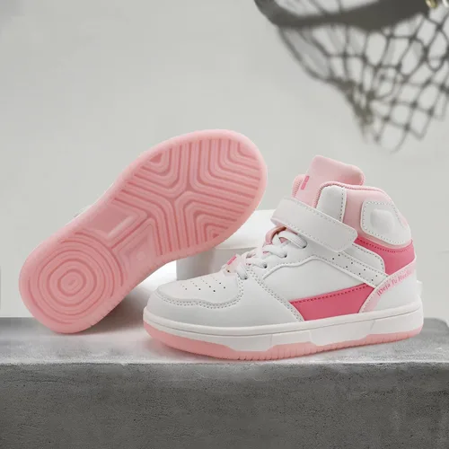 Miniatura 3 de brooman Zapatos de baloncesto para niños, tenis de caña alta para niñas, zapatos de escuela, zapatos deportivos para correr