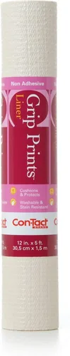 Miniatura 9 de Con-Tact Brand Grip Prints - Forro para estantes, revestimientos duraderos y no adhesivos, cajón antideslizante y revestimiento de gabinete, 18
