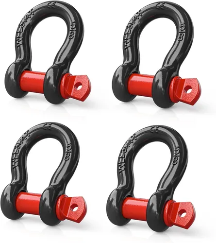 Miniatura 15 de Nilight - 2 grilletes en forma de anilla en D de 3/4 pulgadas con tornillo pasador de 7/8 pulgadas, 41 887 libras, resistentes a la rotura
