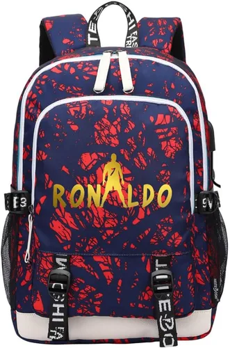 Miniatura 35 de Soccer Player 7 Mochila deportiva multifunción para viajes, portátil, para fanáticos del fútbol, para hombres y mujeres, negro - 2, Tamaño único