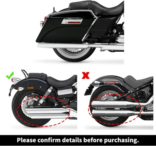 Miniatura 2 de TCMT Bolsa rígida para alforjas y forros de alfombra para Harley HD Touring CVO Road Glide Road King Street Glide Electra Glide Ultra Classic