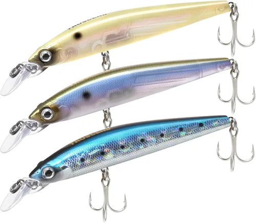 Miniatura 8 de TRUSCEND Suspending Jerkbait, Rattle Minnow Lures with BKK Hooks, Freshwater Bass Trout Striper Walleye Pike Fishing Lures, Variety Pack for All