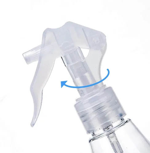 Miniatura 3 de 9 botellas de plástico con atomizador, pequeñas botellas vacías de 7 onzas líquidas, pulverizador de gatillo recargable de plástico de niebla fina