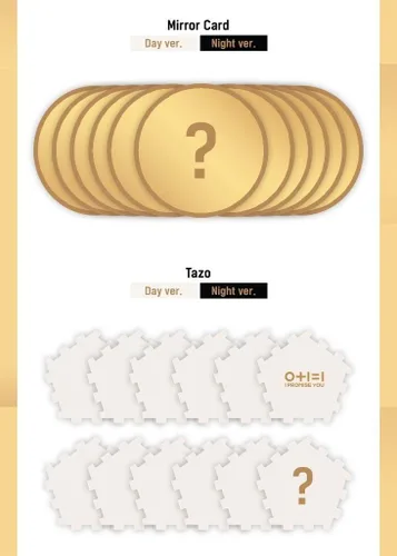 Miniatura 3 de YMC Entertainment WANNA ONE - 0+1=1 I PROMISE YOU (2nd Mini álbum) [Day+Night ver. SET] 2CD+Photobook+Photocard+Mirror Card+Tazo+2 Póster plegado