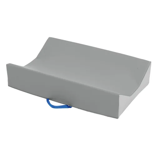 Cambiador portátil contorneado para bebé, esencial para recién nacidos, gris/gris claro