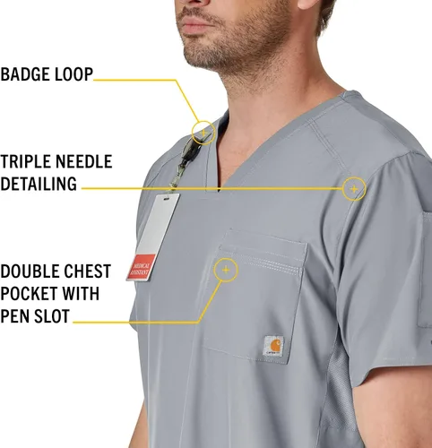 Miniatura 4 de Carhartt Scrubs C16113 Force Modern Fit V-Neck Top