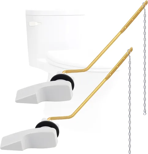 Miniatura 17 de Kit de reemplazo de mango de inodoro de metal universal Hygie Rinse de 2 piezas - Montaje lateral compatible con American Standard/Mansfield/Gerber