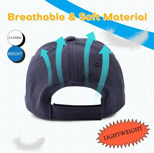 Miniatura 9 de Peecabe Gorra de béisbol para niños pequeños, unisex, de algodón, ajustable, para bebés, niños, gorra de béisbol para niñas de 1 a 5 años