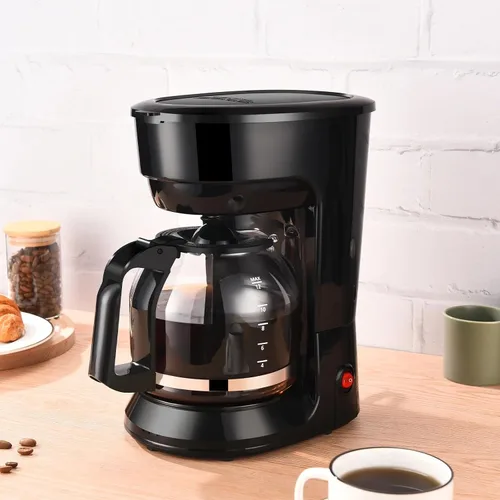 Miniatura 3 de LovingStar Cafetera de goteo de 12 tazas, apagado automático, control de temperatura, 1.8L, color negro
