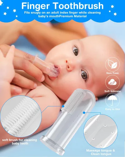 Miniatura 5 de Kit de Cuidado y Aseo para Bebés, Juego de Recortador de Uñas Eléctrico para Bebés 24 en 1 Set de Cuidado de Salud para Recién Nacidos Guardería