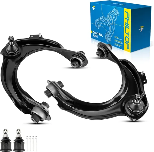 Miniatura 76 de PHILTOP Kit de suspensión delantera de 10 piezas, brazos de control inferiores con juntas de bola, eslabones de extremo de barra estabilizadora
