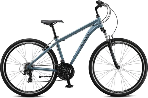 Miniatura 2 de Schwinn Network 1 Bicicleta híbrida, Bicicleta de 700c para hombres y mujeres, Bicicleta híbrida de 21 velocidades, marco de aluminio, horquilla