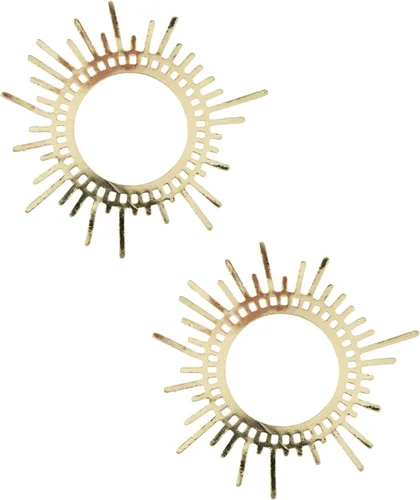Miniatura 38 de John Bead Beadwork Findings - Colgante dorado (3 unidades)