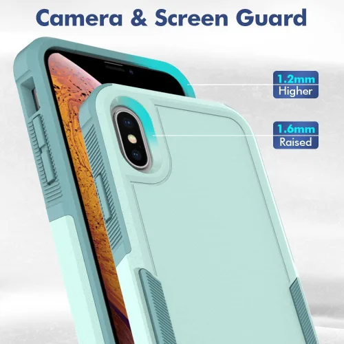 Miniatura 324 de Jeylly Funda para iPhone SE/Funda para iPhone 5S, Exterior de Plástico Duro que Absorbe Golpes + Interior de Silicona de Goma Defensor contra