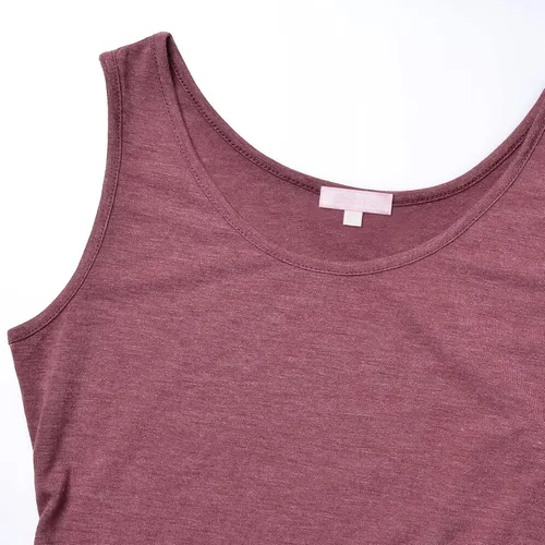 Miniatura 3 de Camisetas sin mangas de maternidad para mujer, fruncidas, sin mangas, básicas, camisa de maternidad, chaleco de embarazo