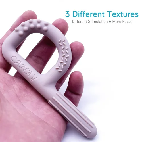 Miniatura 4 de Xtra Tough - Juguetes sensoriales masticables de mano para niños autistas, palos masticables para niños, collares para masticar para niños Más duro