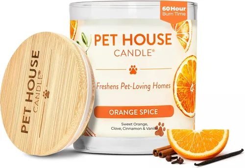 Miniatura 11 de One Fur All, Pet House - Vela 100 % cera de soja, eliminador de olores de mascotas para el hogar, velas aromáticas, no tóxicas y ecológicas