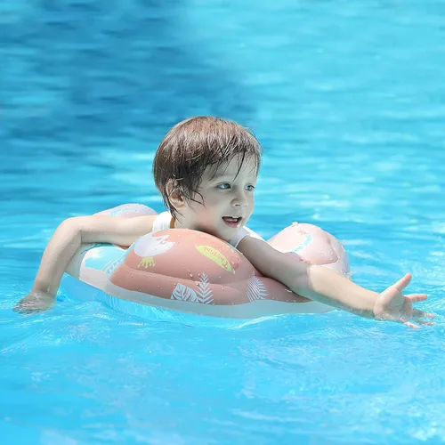 Miniatura 11 de Baby Swimming Float Kids Inflatable Swim Ring with Safety Support Bottom Swimming Pool Accessories for 3-36 Months