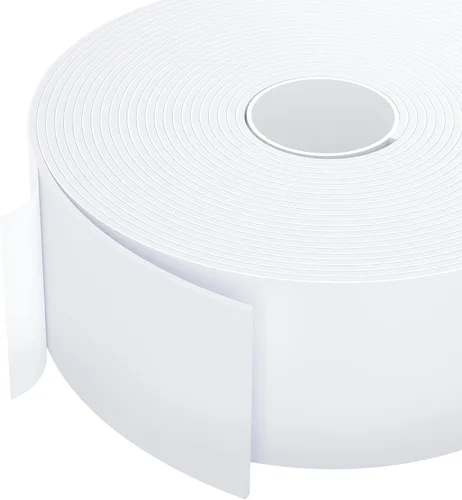 Miniatura 15 de Burlete Sello para Puerta Blanco, 1 Pulgada de Ancho X 1/4 Pulgada de Grosor, Sello de Ventana de Aire Acondicionado, Cinta de Espuma Autoadhesiva