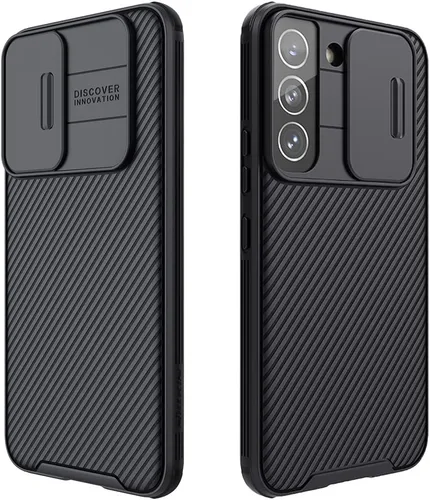 Miniatura 16 de Mangix Funda para Samsung Galaxy S22 Ultra con cubierta para cámara, delgada funda protectora de policarbonato delgado a prueba de golpes con Negro