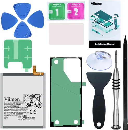 Miniatura 8 de Kits de reemplazo de batería Viimon S10 (nueva versión mejorada) para todos los modelos Samsung Galaxy S10 SM-G973U con adhesivo y kits
