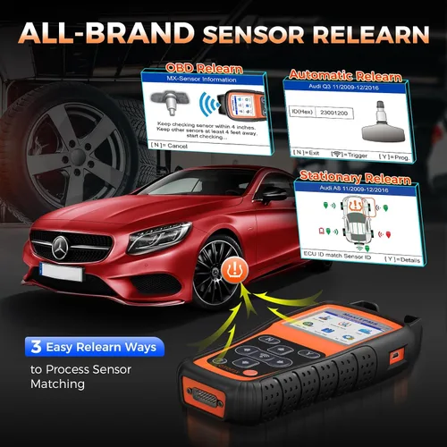 Miniatura 5 de OTOFIX Herramienta de programación TireGO 808 TPMS, actualización 2026 Wi*Fi TPMS herramienta de escaneo Relearn Activar todos los sensores TPMS