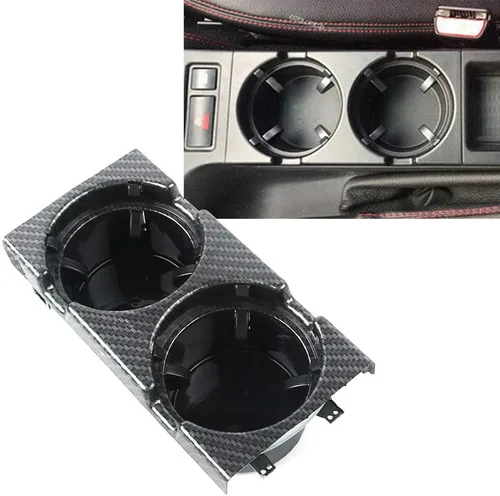 Miniatura 4 de Conjunto de soporte para botella de bebida para consola central de automóvil, compatible con BMW Serie 3 E46 Sedán/Wagon/Compact/Coupe/Convertible