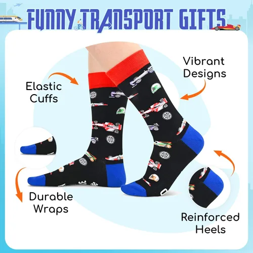 Miniatura 2 de Zmart Calcetines divertidos para hombres y mujeres, regalos para amantes del golf, caza, pesca, calcetines de Navidad
