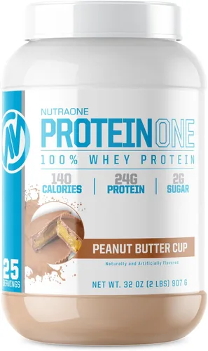 Miniatura 16 de NutraOne ProteinOne Whey Protein Promueve la recuperación y desarrolla músculo con un batido de proteínas en polvo para hombres y mujeres