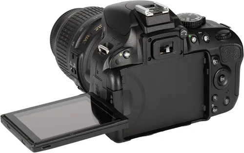 Miniatura 3 de Nikon Cámara SLR D5100 con lente VR de 0.709-2.165 in f/3.5-5.6G, LCD de ángulo variable, sensor DX de 16.2MP para fotografía de principiante a