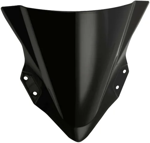 Miniatura 2 de Parabrisas de doble burbuja de plástico ABS para parabrisas Kawasaki Ninja 400 2018 2019 2020 2021 (negro)