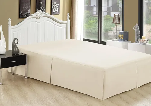 Miniatura 4 de Marina Decoration Falda de cama ultrasuave y sedosa de calidad de hotel para todas las estaciones, bolsillo profundo, caída de 16 pulgadas, rayón