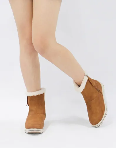 Miniatura 5 de Vepose Botines de nieve para mujer, impermeables, cortavientos, cálidos, para invierno