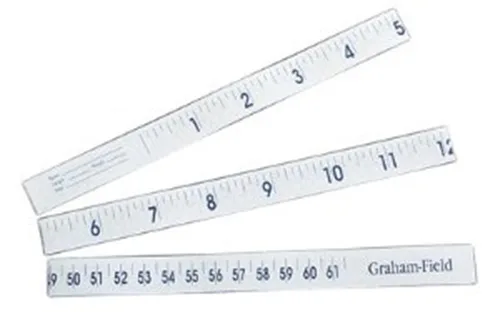 Grafco Paper - Cinta métrica infantil, desechable, sin látex, herramienta de medición médica, paquete de 1000, 36 pulgadas de largo, 1335