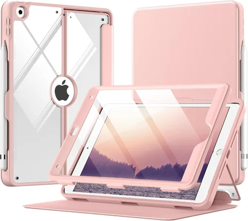 Miniatura 16 de MoKo Funda para iPad de 9ª generación con soporte para lápices, funda para iPad de 8ª/7ª generación de 10.2 pulgadas, protector de pantalla